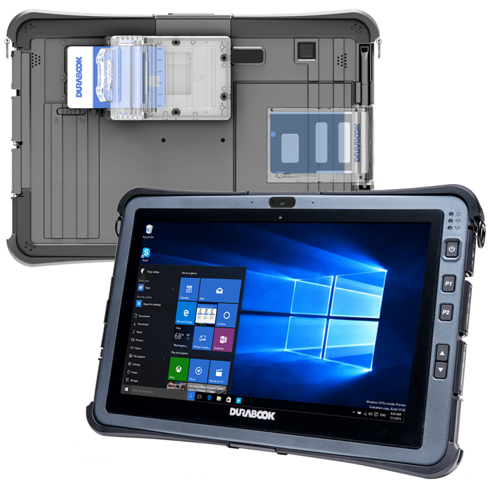 NOTEBOOTICA Tablette Durabook U11I ST Tablette tactile étanche eau et poussière IP66 - Incassable - MIL-STD 810H - Durabook U11I
